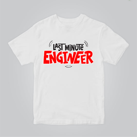 Last Minute Engineer |  Marathi (मराठी) T-shirt